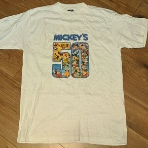 Vintage Disney Mickey 50th birthday tshirt 1978
